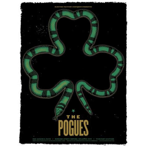 The Pogues Concert Poster (SOLD OUT) - Poster Cabaret