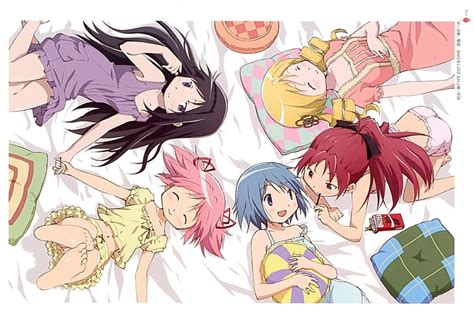 HD wallpaper: Mahou Shoujo Madoka Magica, Kaname Madoka, Akemi Homura ...