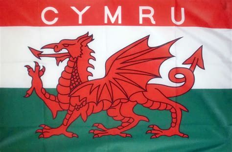 CYMRU WALES - 3 X 2 FLAG