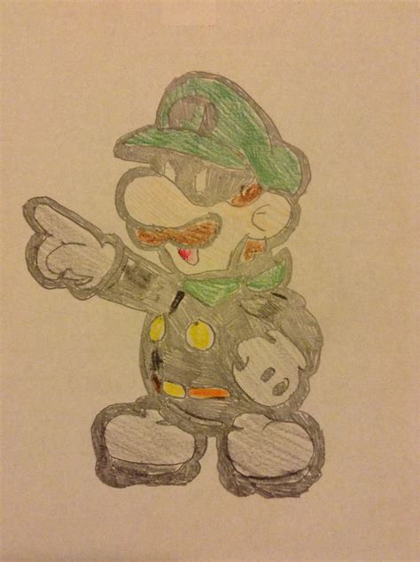 Mr.L Super paper Mario. (By Emma) | Paper mario, Mario, Mario characters