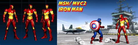 UMvC3 Texture Mod - MSH/MvC2 Iron Man by TuxedoMoroboshi on DeviantArt