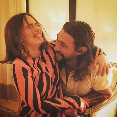 Emilia Clarke and Jason Momoa Reunite | Pictures | POPSUGAR Entertainment