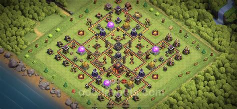 Farming Base TH10 with Link, Anti 3 Stars, Hybrid - Clash of Clans 2023 - Town Hall Level 10 ...