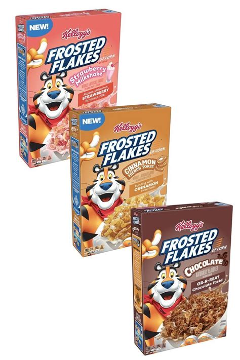 Kellogg’s introduces three new Frosted Flakes flavours | Cereal flavors, Flavored milk, Flavors