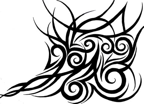 Tribal Lines Design - ClipArt Best