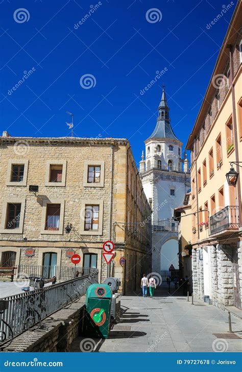 Cathedral of Santa Maria in Vitoria-Gasteiz Editorial Stock Photo - Image of square, exterior ...