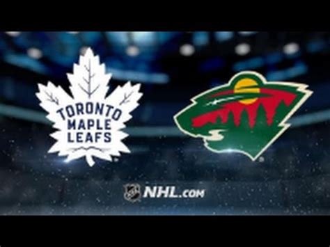 Minnesota Wild vs. Toronto Maple Leafs Tickets | 14th December | Xcel ...