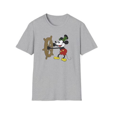 Steamboat Willie Colorized Tee - Etsy