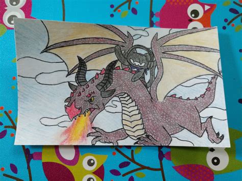 Drawing - Monstercat Riding A Dragon : r/Monstercat