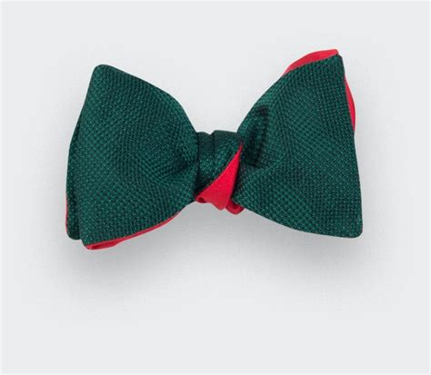 Bow tie green woven silk - silk - Cinabre Paris