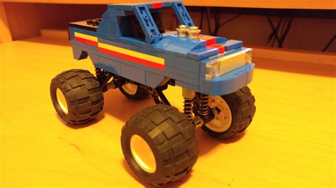 Classic Big Foot Monster Truck MOC. I had a poster of the truck when I was a kid. : lego