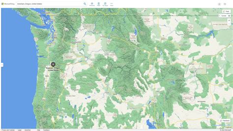 Gresham Oregon Map and Gresham Oregon Satellite Image