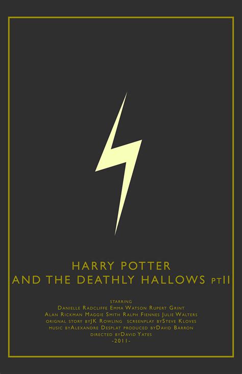 Harry Potter Minimalist Posters on Behance