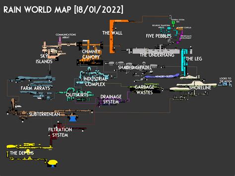 my attempt at assembling a full rain world map while functioning on about two hours of sleep : r ...