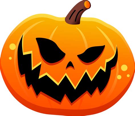 Scary Halloween Pumpkin Clipart 27984349 PNG