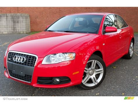 2008 Brilliant Red Audi A4 2.0T quattro S-Line Sedan #55402565 Photo #7 | GTCarLot.com - Car ...