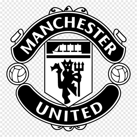 Manchester United Logo Black And White