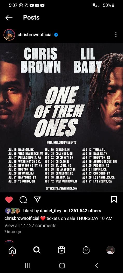 Chris Brown X lil Baby one of those ones tour New York, Madison Square ...