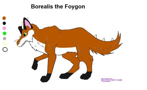 Meet Borealis the Foygon. He is a Fox/Coyote/Dragon hybrid. He is named after the Northern ...