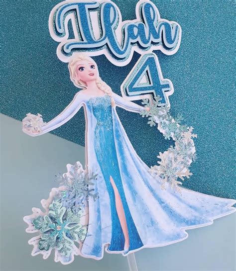 Frozen Elsa Wafer Cake Topper Digital File - vrogue.co