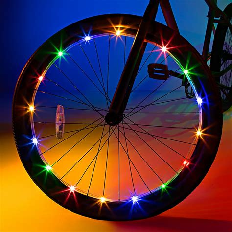 Brightz Wheel LED Bicycle Wheel Accessory Light, Multicolor, for 1 Wheel - Walmart.com - Walmart.com