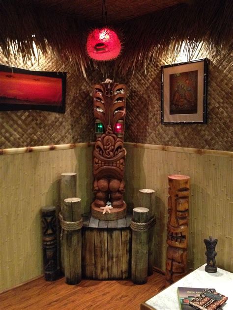 Tiki bar decor at home -- readers photos of their tiki style