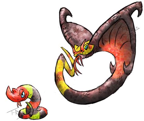 Flying Snake Fakemon by T-Reqs on DeviantArt | Creature design, Pokemon ...