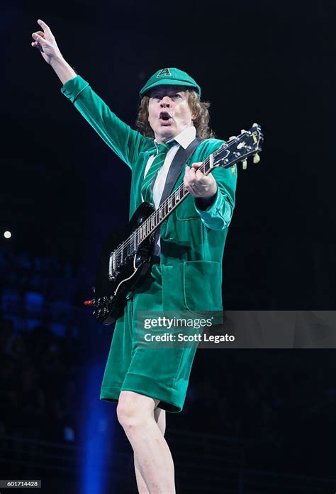 Angus Young of AC/DC performs during the Rock Or Bust Tour at The... News Photo - Getty Images