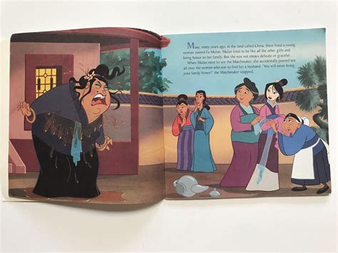 1998 Disney Mulan Softcover Kids Book Golden Books Reading | Etsy