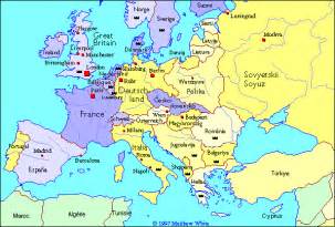 Maps: Map Of Europe 1920