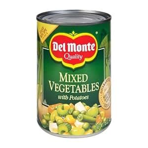 Amazon.com : Del Monte Mixed Vegetables with Potatoes 15oz Can (Pack of ...