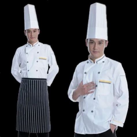 Cotton and Polyster Black and White Hotel Chef Uniform at Rs 999/set in ...