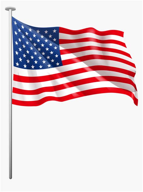 Clip Art Free American Flag Vector, HD Png Download , Transparent Png ...