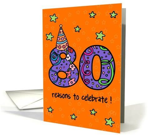 80th birthday card | 80th birthday cards, Cricut birthday cards, Birthday cards