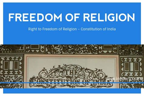 Right to Freedom of Religion | Infipark.com