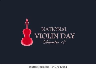 National Violin Day Violin Music Background Stock Vector (Royalty Free) 2407140351 | Shutterstock