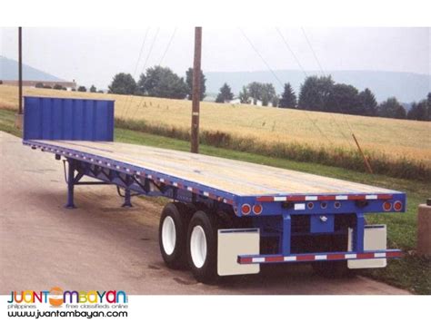 40ft Tri-Axle Flatbed Semi-Trailer