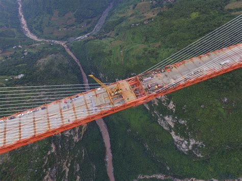 Largest Construction Projects In The World: China Opens New Beipanjiang Bridge To Much Fanfare ...