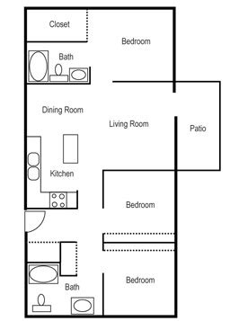 Floor Plans | Pinecrest Apartments