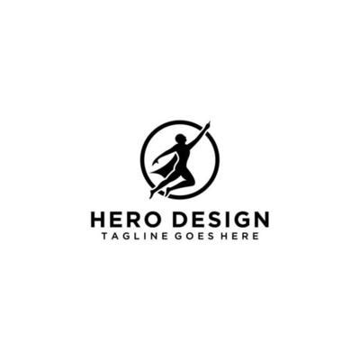 Hero Logo Vector Art, Icons, and Graphics for Free Download