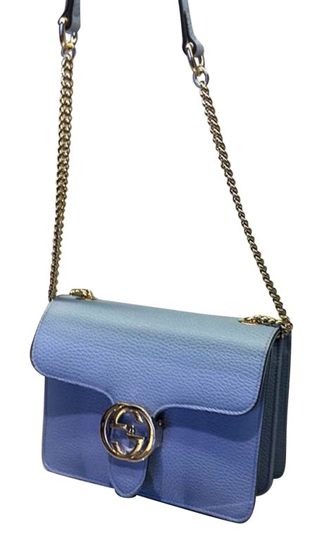 Gucci BAG Blue Leather ref.63688 - Joli Closet