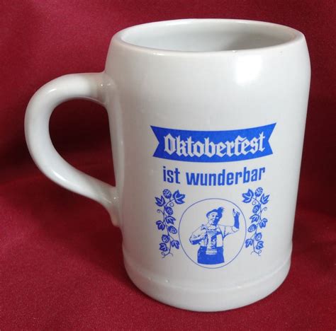 Frankfurt A.M. Oktoberfest ist Wunderbar 16 oz Ceramic Stein Beer Mug Barware - Germany