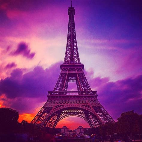 Purple sky over eiffel tower | Saad Nasir | Flickr