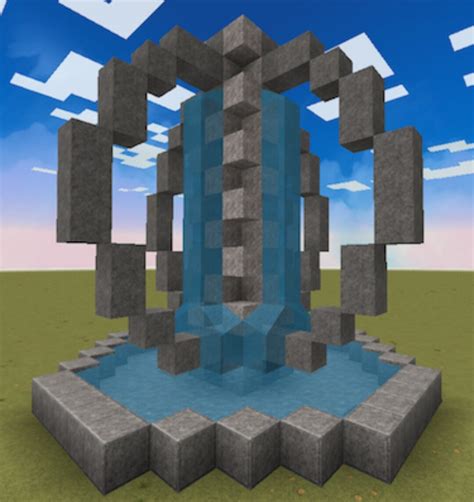 Water fountain minecraft