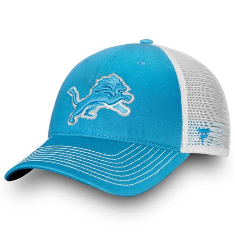 Men's NFL Pro Line by Fanatics Branded Blue/White Detroit Lions Core ...