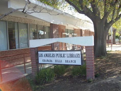 The Los Angeles Library Tour: Los Angeles Library Tour - LAPL Granada Hills Branch