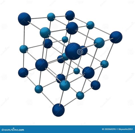 Sodium Chloride Rock Salt, Halite. Crystal Structure. Sodium Chloride ...