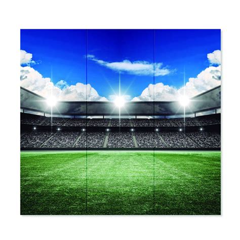 Soccer Party Stadium Backdrop 54 X 52 Inches Approx. Soccer Birthday ...