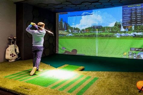 How To Build a Home Golf Simulator For Under $2,000 | Home golf simulator, Golf simulator room ...