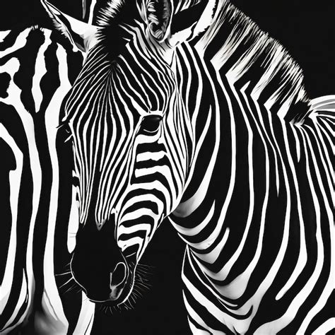 Premium Photo | Vertical black and white zebra lines background hd